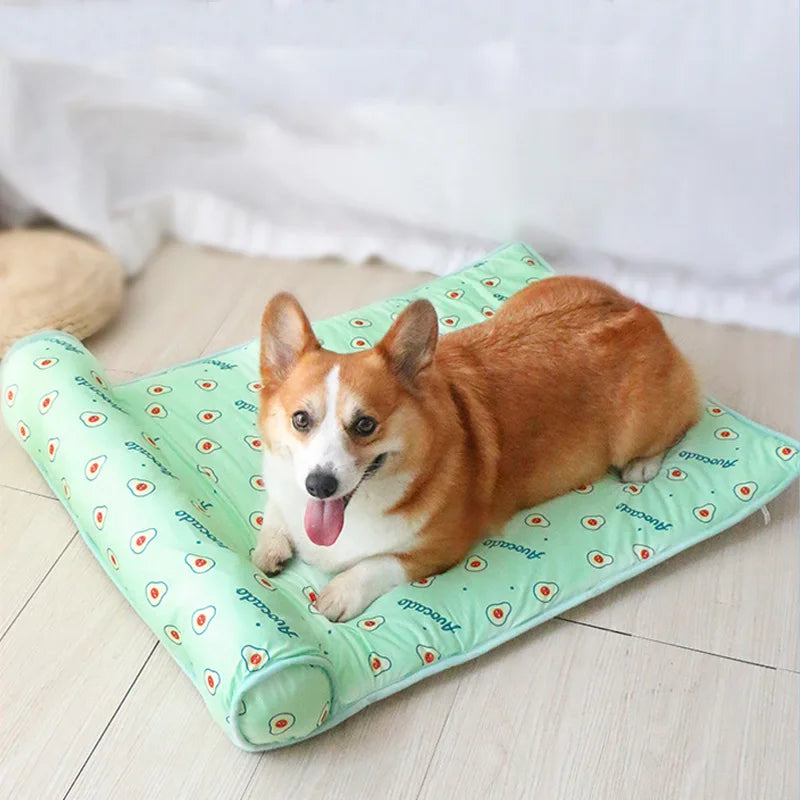 Summer Pet Cooling Mat | Breathable & Washable Ice Pad for Pets