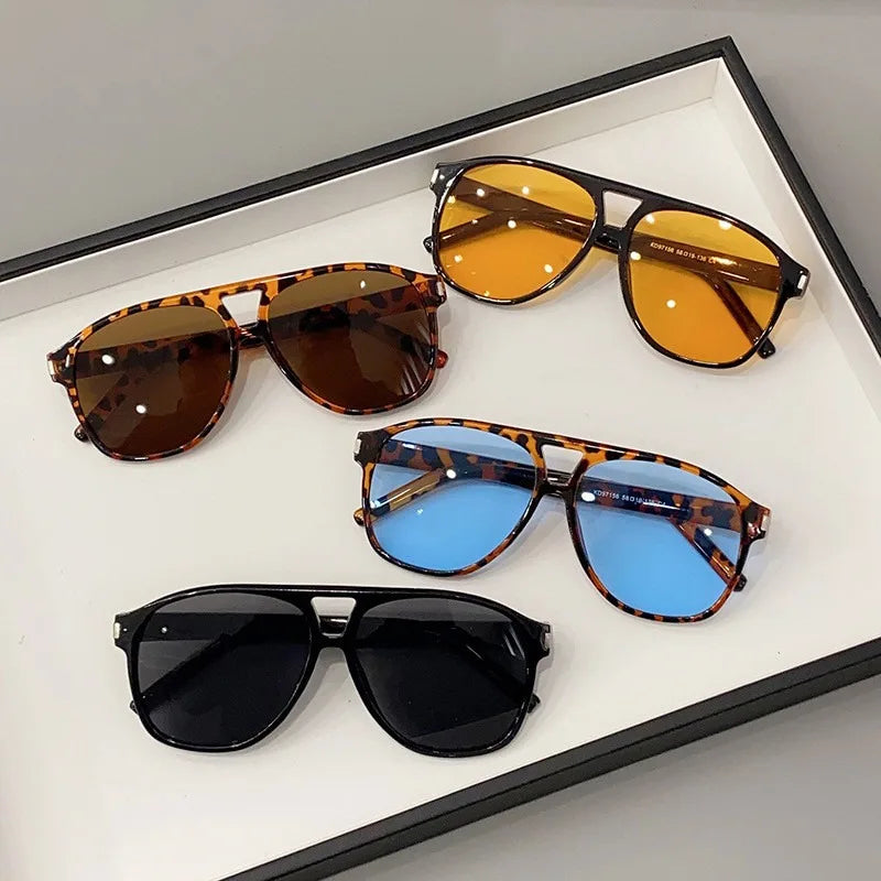 Luxury Big Frame Pilot Sunglasses | Trendy UV400 Shades