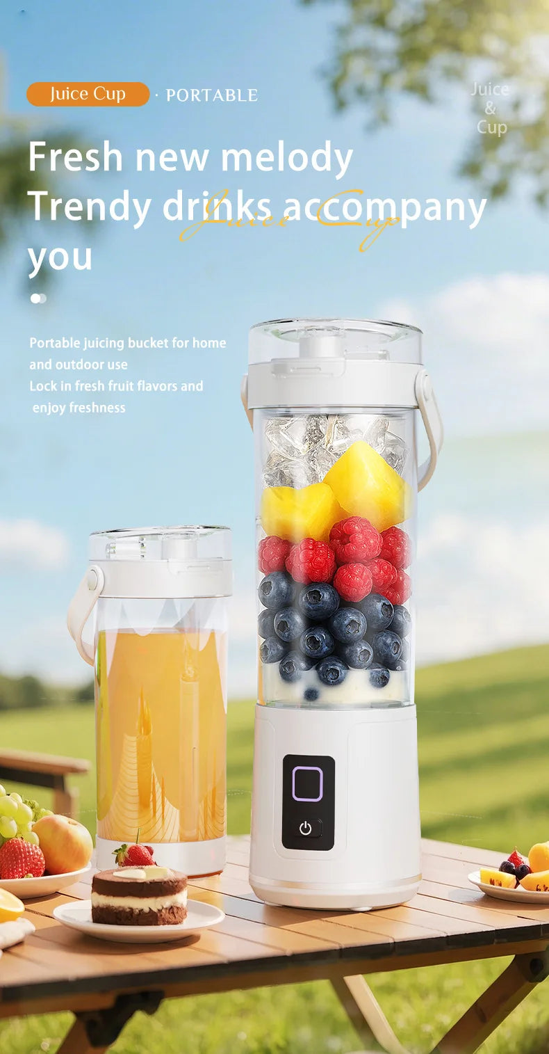 Rechargeable Mini Juicer Cup | Portable Blender for Home & Travel