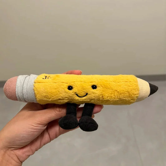 Cartoon Pencil Plush Toy Soft Plush Stationery Decorative Doll Gift