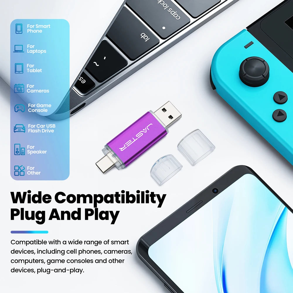 High-Speed 128GB Type-C USB Flash Drive | Portable Storage
