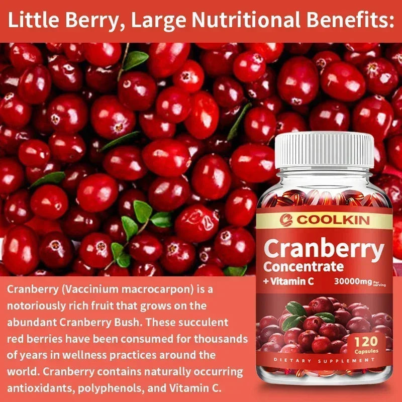 Cranberry Urinary Tract Cleanse Bladder Health Supplement