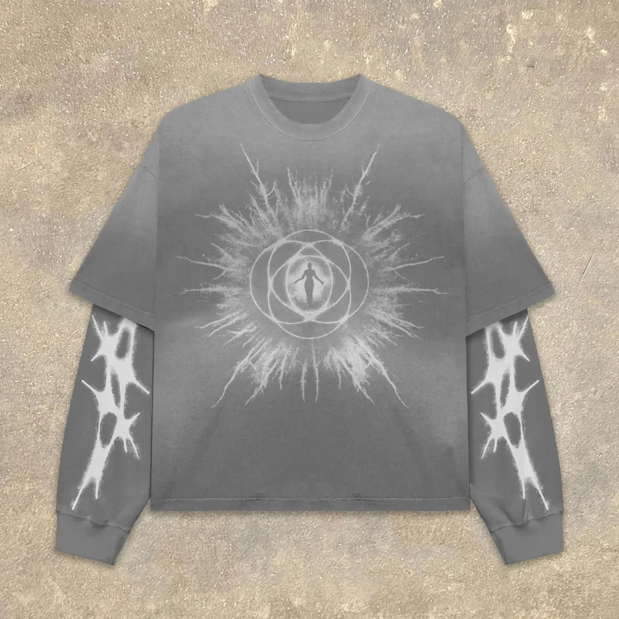 Men's Vintage Gothic Pullover Sweatshirt | Stylish & Cozy
