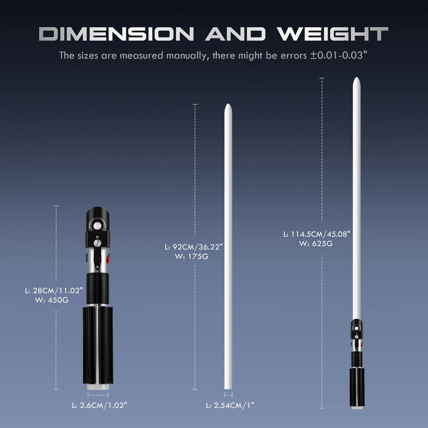 Elite Sith Lord Lightsaber | Stunning LED Duel Ready Design