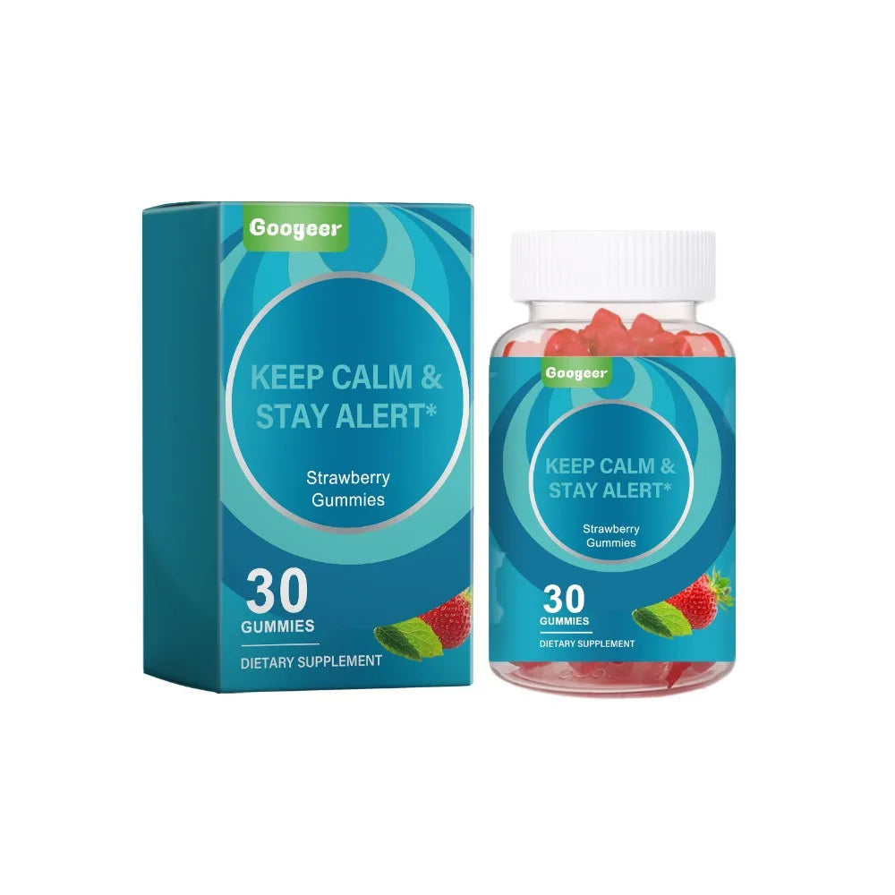 Strawberry Gummies with Vitamin C | Nail Health & Relaxation
