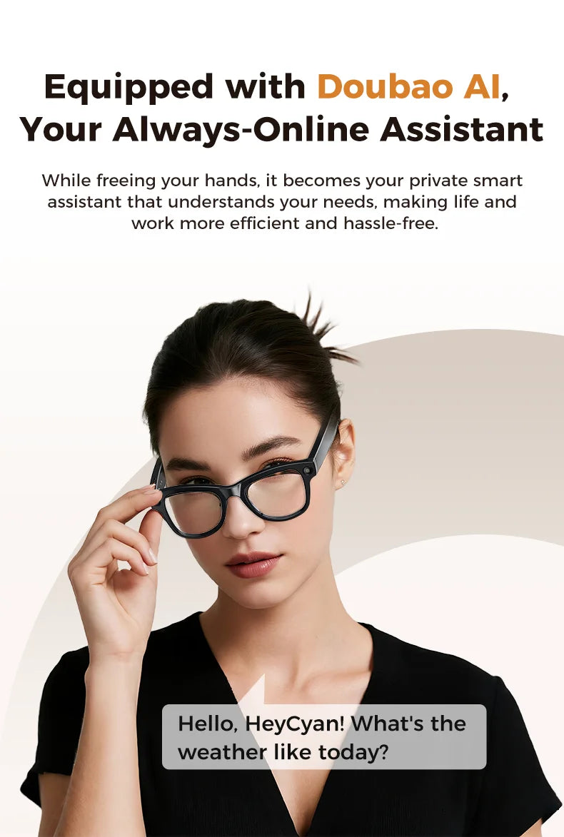 Large Capacity Smart Glasses with Translation & Recording Features