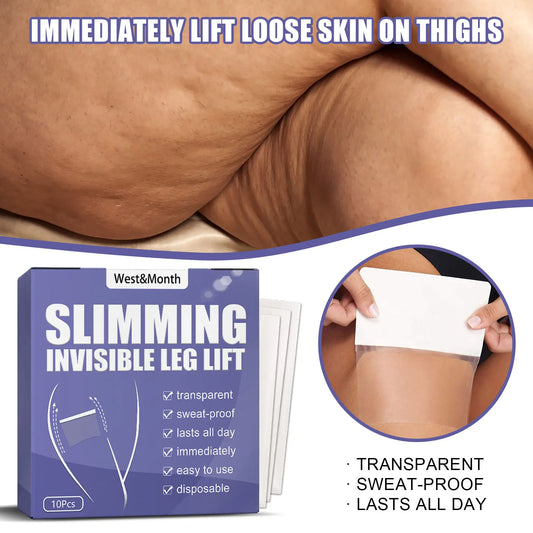 10Pcs Invisible Thin Leg Stickers | Ultimate Leg Lifting Patches