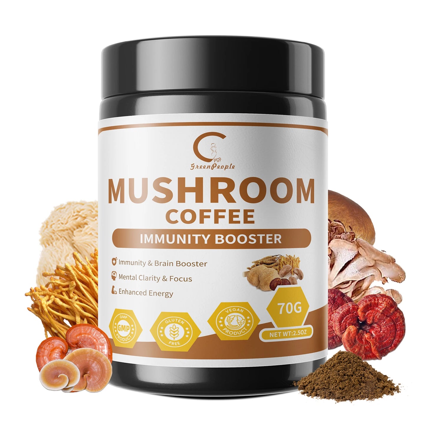 Mushroom Coffee for Immune Support | Boost Energy & Focus