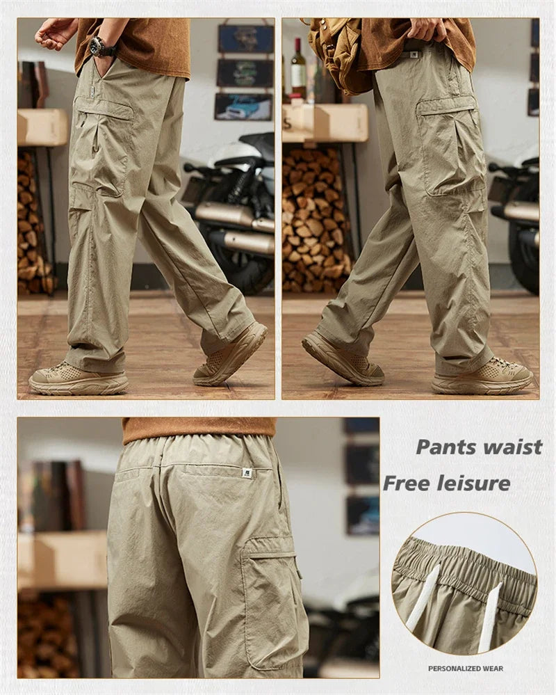 Men's Summer Cargo Pants | Lightweight, Casual & Versatile Fit