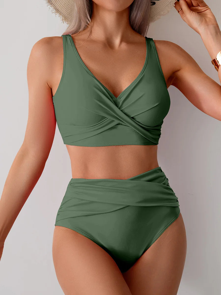 Stylish High Waist Bikini Set for Women | Perfect Beach Swimwear
