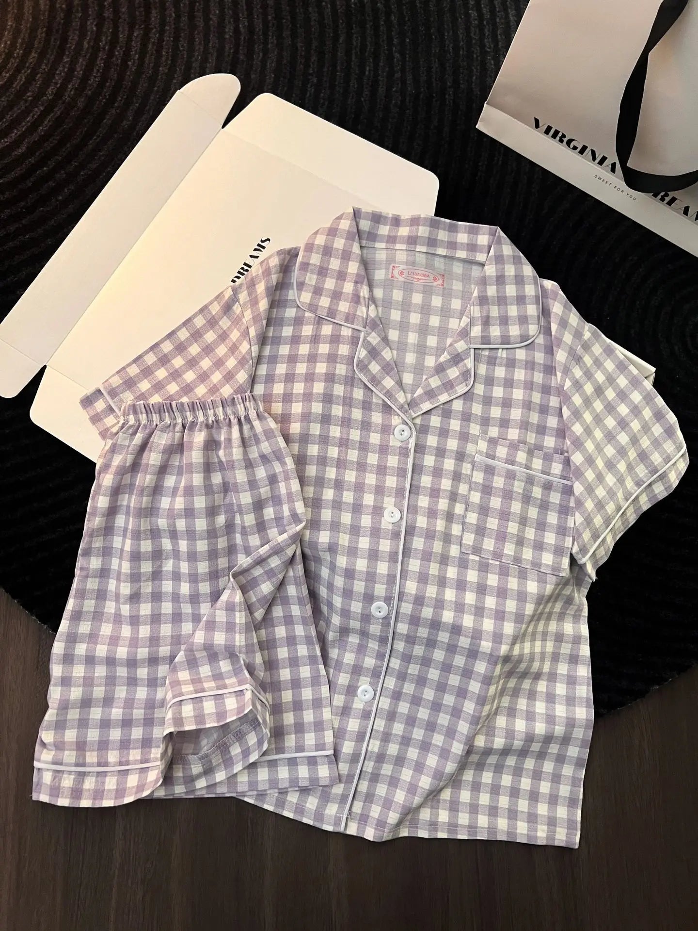 Cute Women's Summer Pajamas | Comfortable Bubble Cotton Home Wear