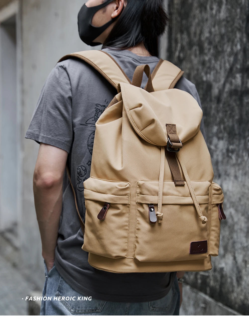 Vintage Large Capacity Backpack for Laptops | Durable Casual Bag