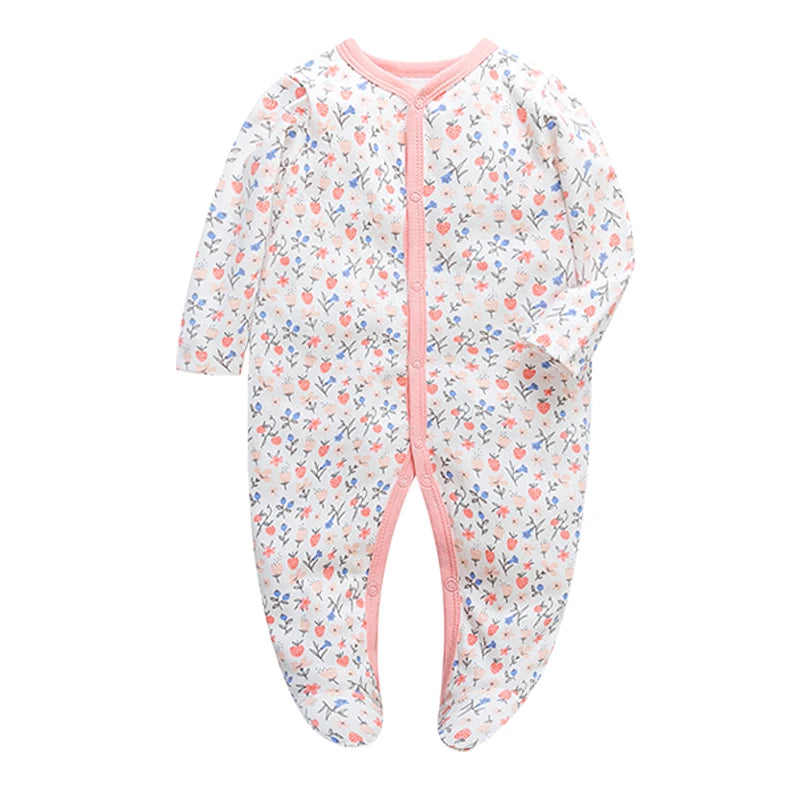 Unisex Baby Long Sleeve Cotton Bodysuit | Soft & Stylish Infant Clothing
