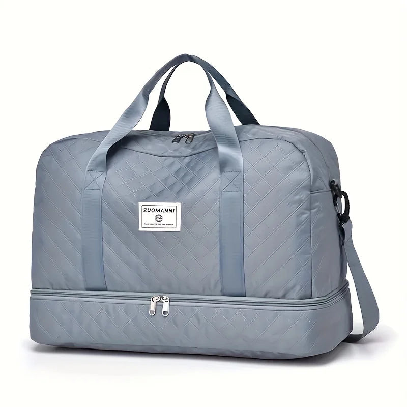 Large Capacity Luxury Duffel Bag | Travel Gym Tote with Pockets