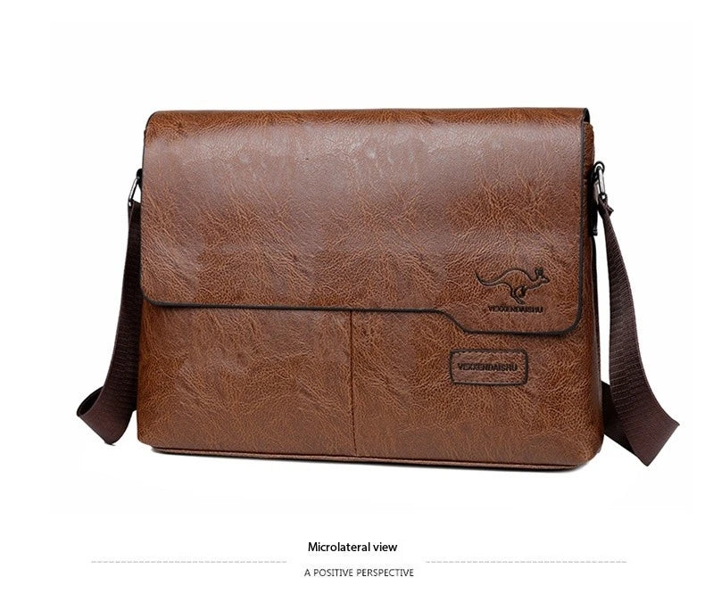 Stylish PU Leather Business Shoulder Bag | Ideal for Professionals