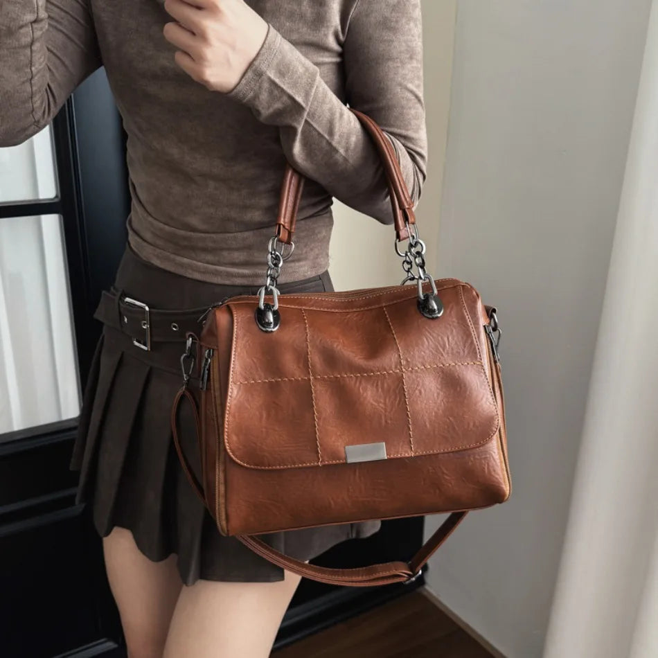 Luxury PU Leather Hand Bags for Women | Versatile Tote & Crossbody