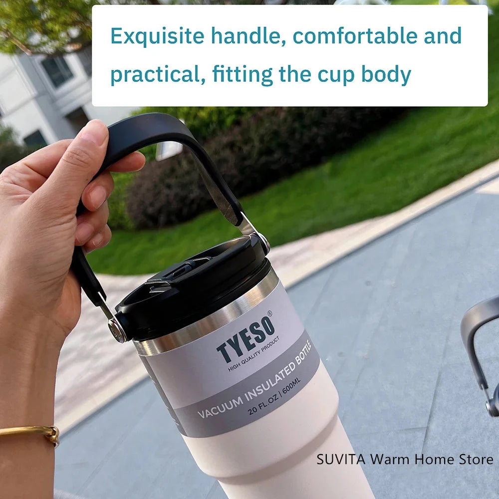 Large Capacity Stainless Steel Coffee Tumbler | Thermal Insulated Mug