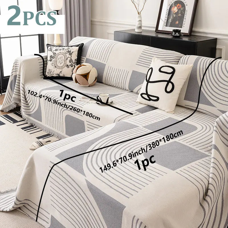 Universal Modern Sofa Cover Set | Chic & Comfortable Protection