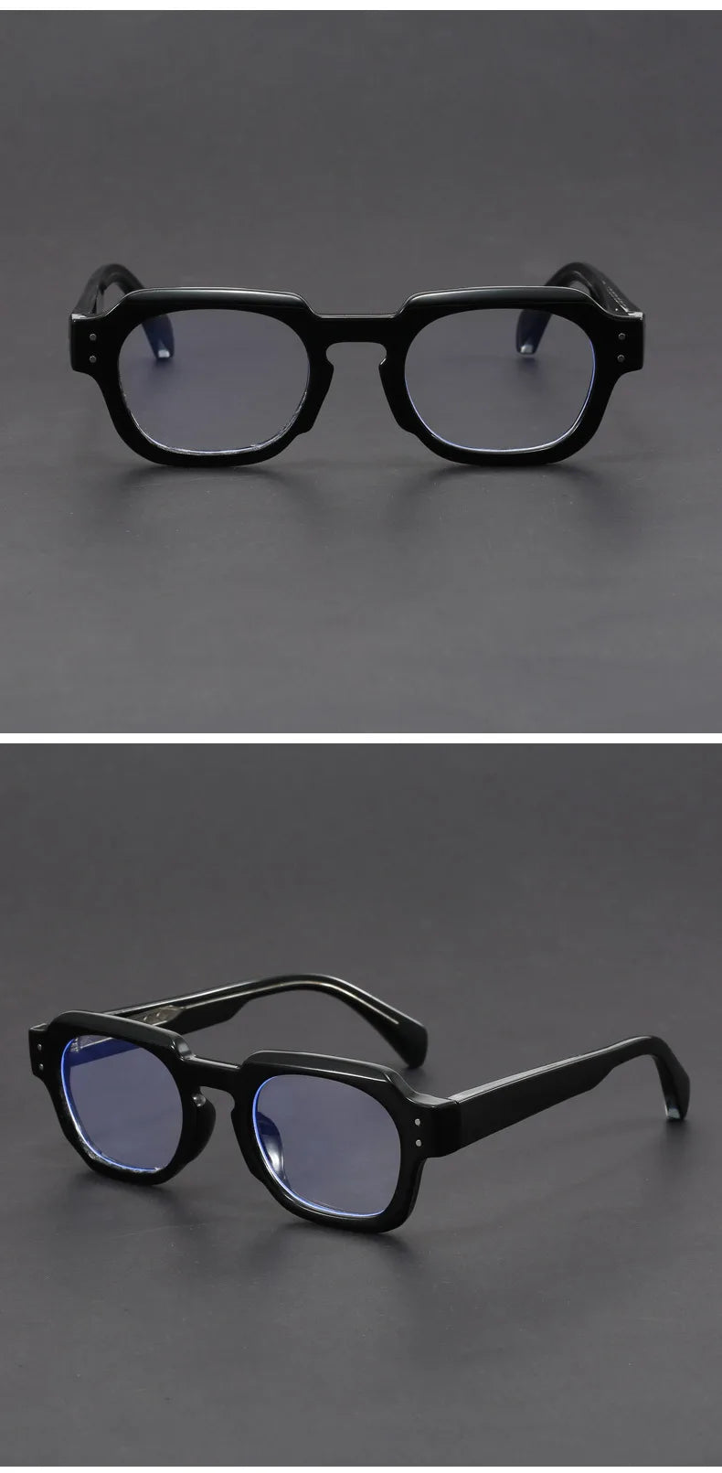 Men's Trendy Square Prescription Glasses | Photochromic UV Protection 2026