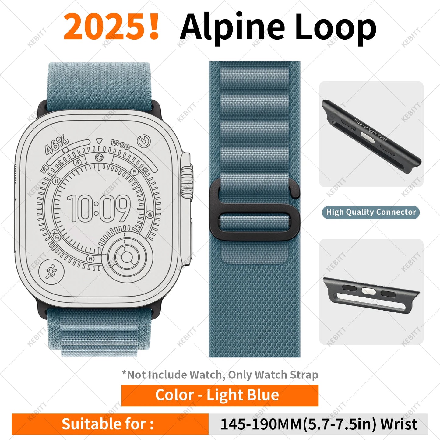 High-Quality Nylon Strap Alpine Loop for Smartwatch | Comfort & Style