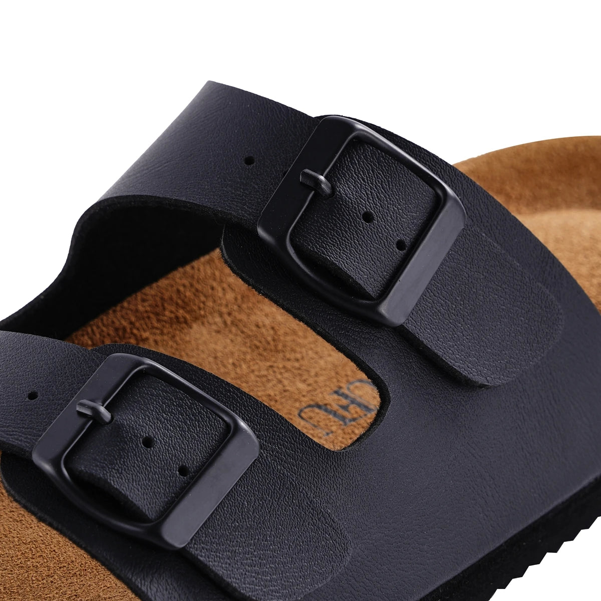 Stylish Leather Cork Flip-Flops for Women | Comfortable Summer Sandals