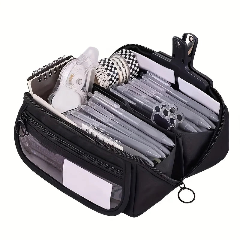 Large Capacity Student Pencil Case | Multi-Functional Storage Bag