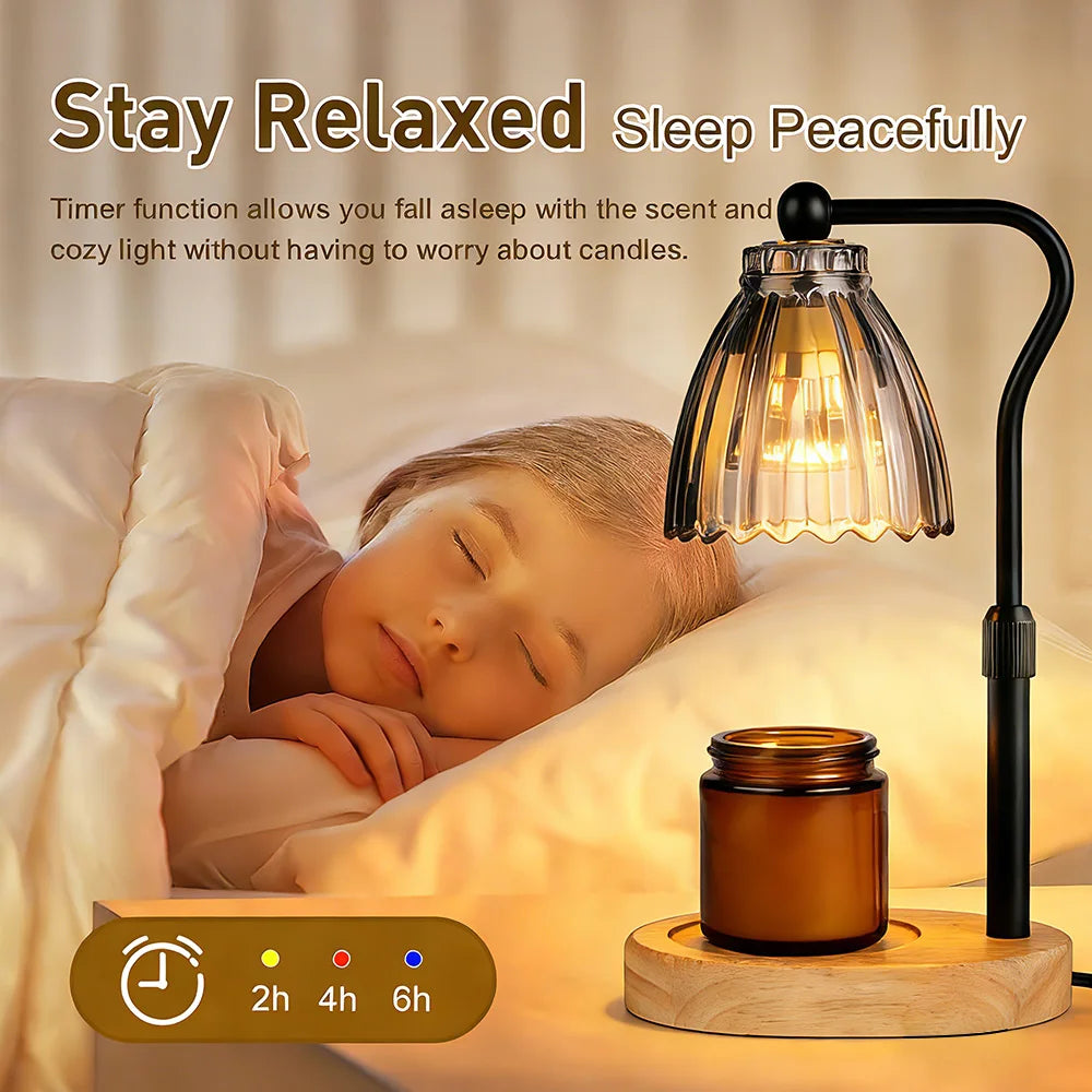 Candle Warmer Lamp with Timer | Aromatherapy Night Light