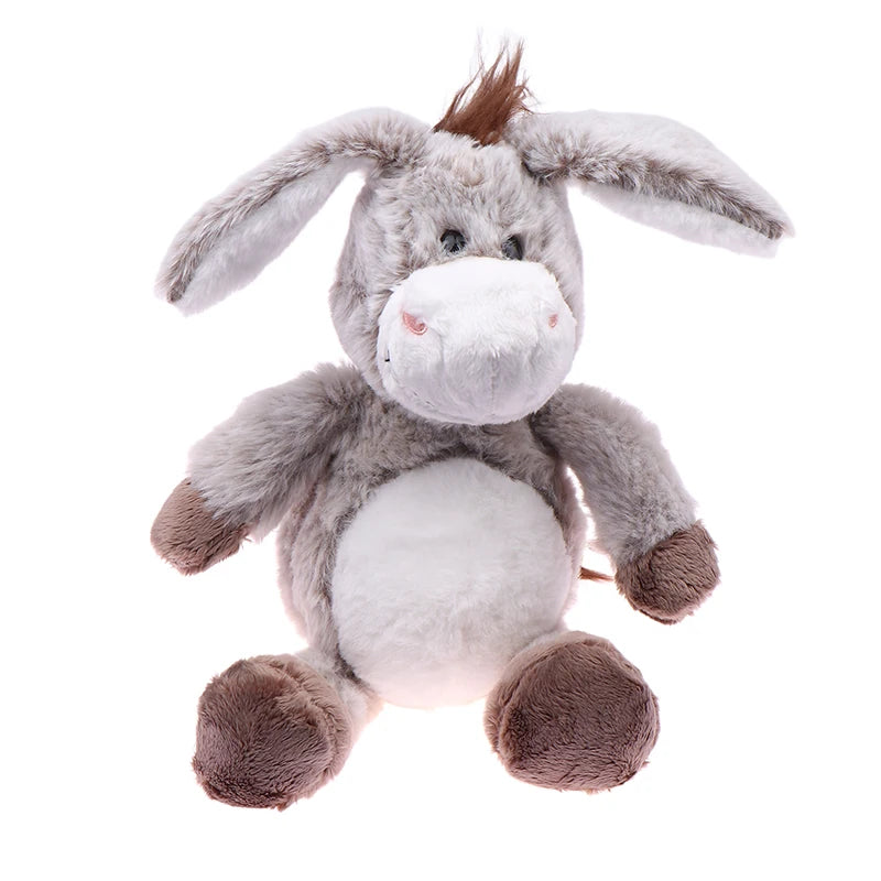 Soft Cuddly Donkey Plush Toy | Adorable Stuffed Animal Decor