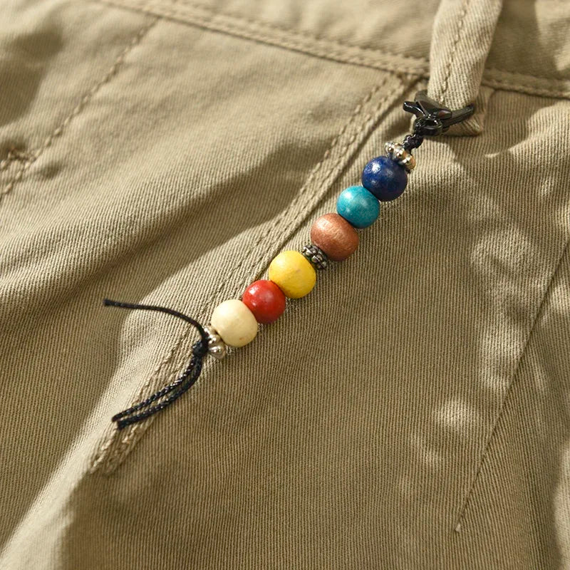 Casual Loose Fit Cotton Cargo Pants for Men | Versatile Style