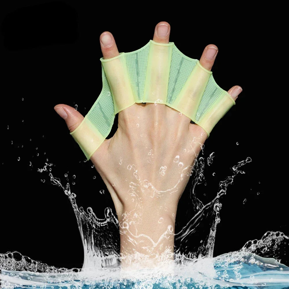 Summer Silicone Swimming Hand Fins | Enhance Your Swim Performance