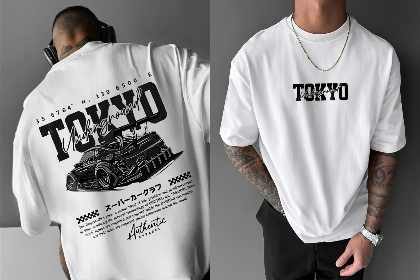 Men's Casual Racing Car Graphic T-Shirt | Stylish Comfort Top