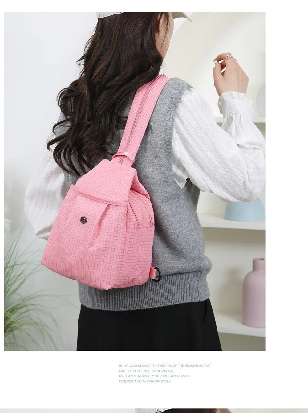 Large Capacity Waterproof Oxford Fabric Backpack for Travel & Hiking