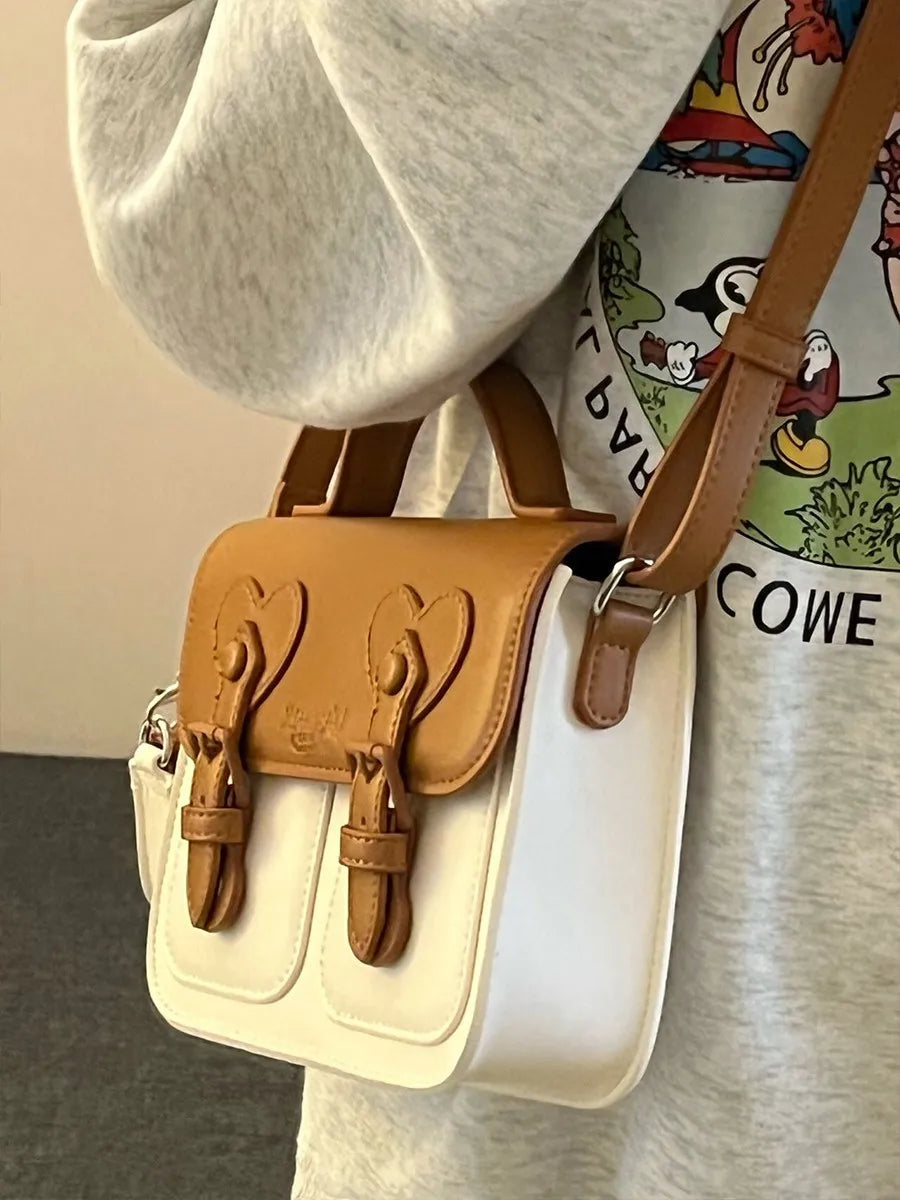 Fashionable Color Contrast Crossbody Bag for Women | Stylish Shoulder Bag