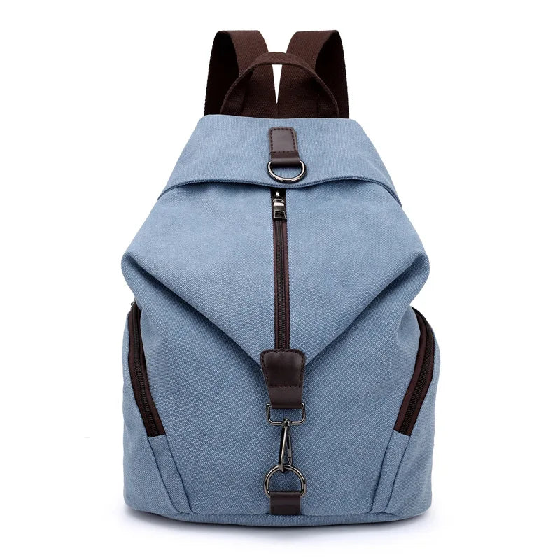 Stylish Vintage Canvas Women Backpack | Fashionable Casual Bag