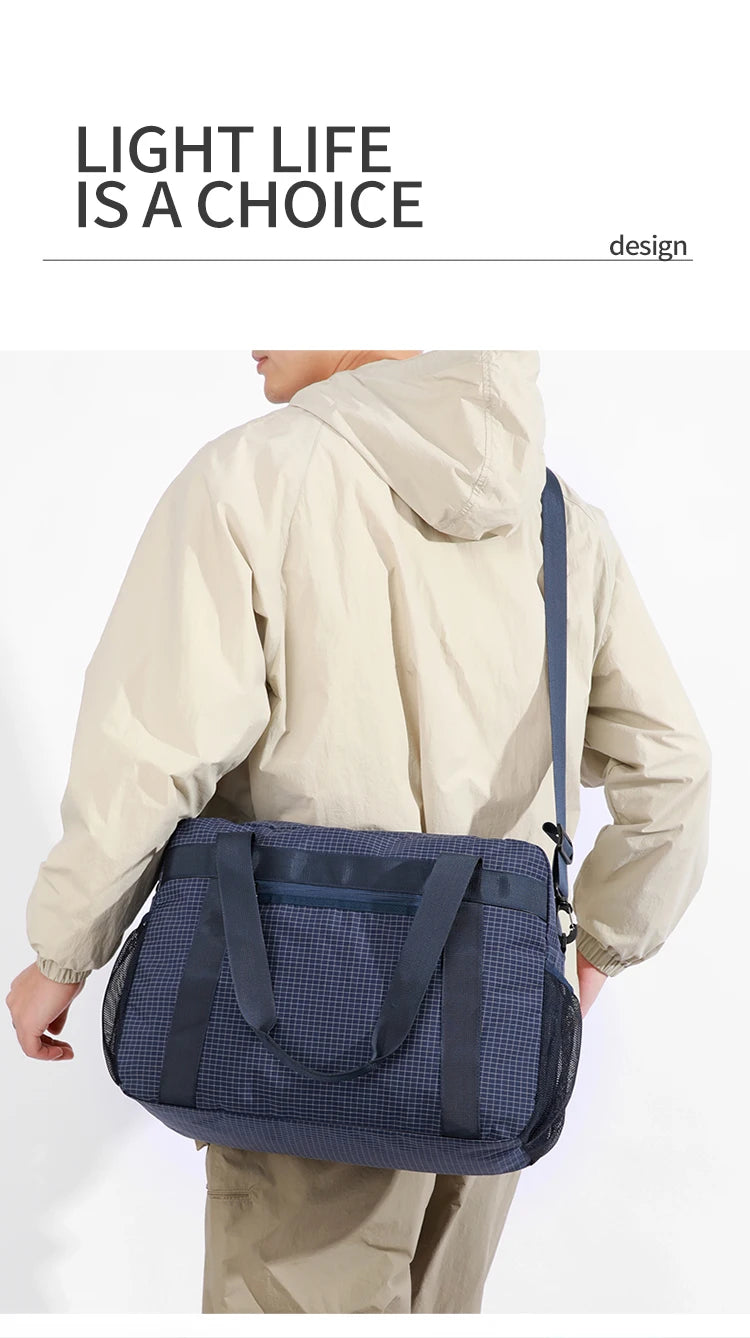 Large Capacity Nylon Tote Bag | Perfect for Travel & Gym
