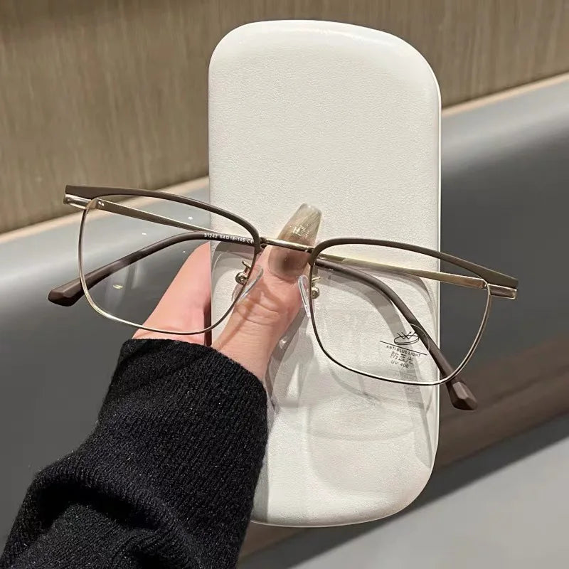 Rectangular Anti Blue Light Glasses | Stylish Nearsighted Eyewear