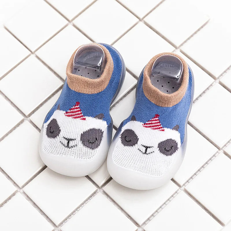 Kids Sock Shoes | Breathable Non-Slip Animal Print Toddler Shoes