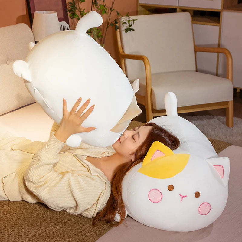 Cute Kawaii Cat Plush Toys | Soft Plush Sleep Pillow Cushion
