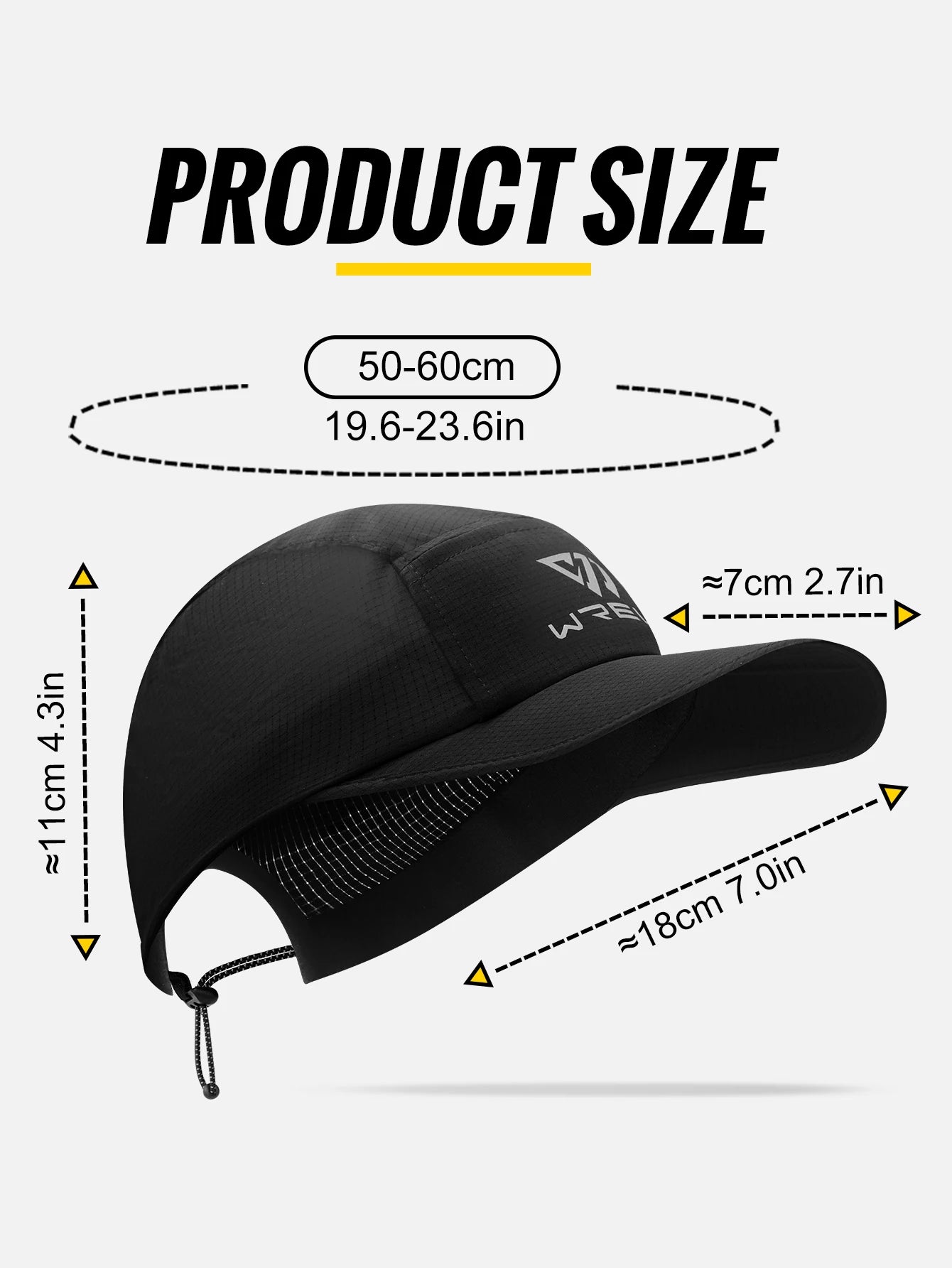 Lightweight Breathable Running Cap | Quick Dry UV Protection Hat