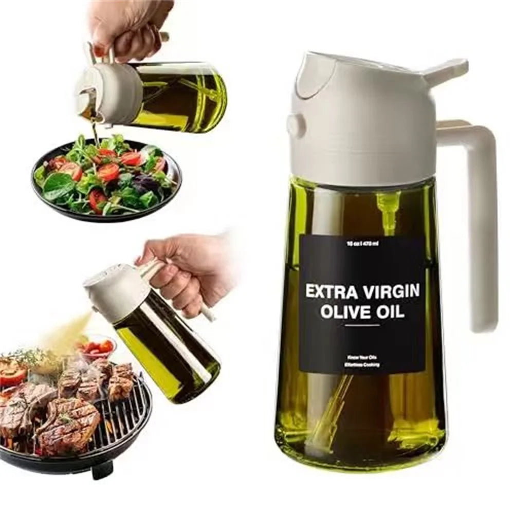 470 ML Oil Sprayer for Cooking | Versatile Olive Oil Dispenser