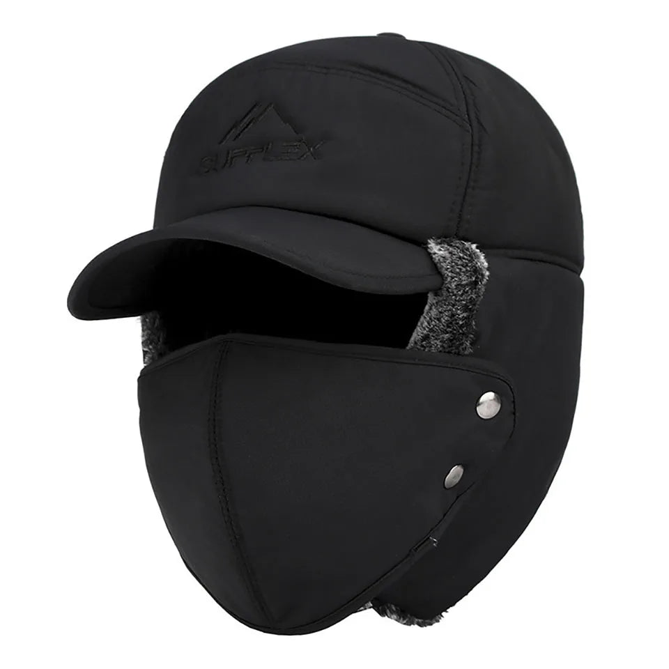 Unisex Thickened Velvet Winter Hat | Warm and Windproof Bomber Cap