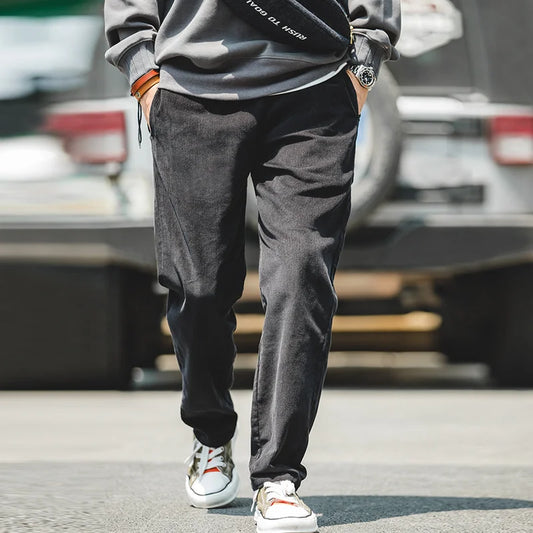Men's Vintage Corduroy Pants | Casual Comfort for Autumn & Winter