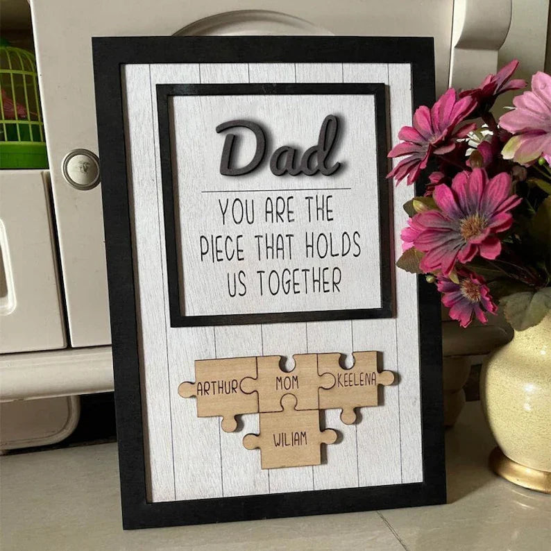 Personalized Wooden Name Puzzles | Heartfelt Gifts for Parents