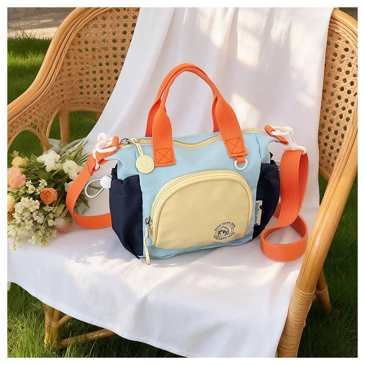 Elegante Bolso de Hombro Color Block | Bandolera Versátil para Mujer