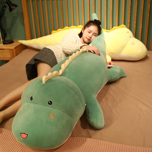 150cm Huggable Dinosaur Pillow | Soft Plush Toy for Kids