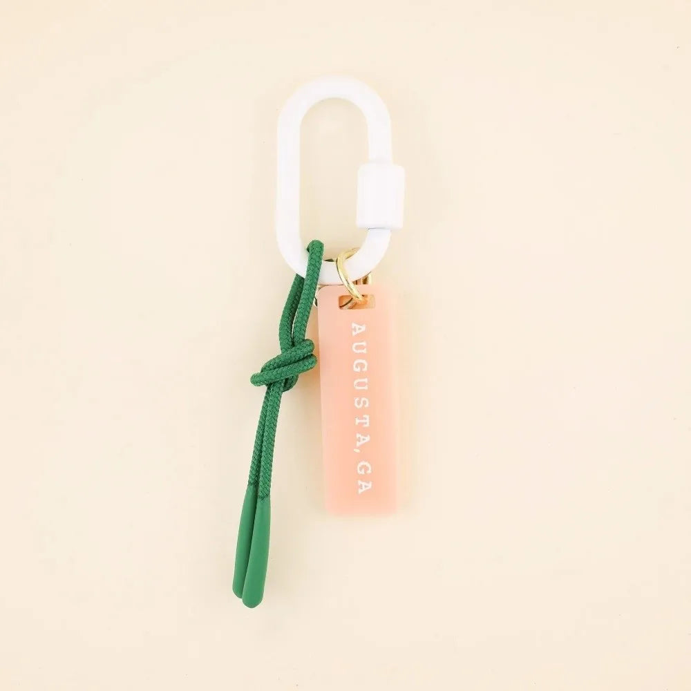 Retro Acrylic Charms Keyring | Cute Woven Pendant for Bags