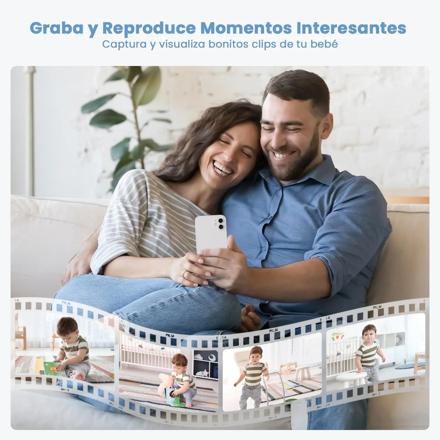 360° PTZ Baby Surveillance Camera | 2K HD Baby Monitor