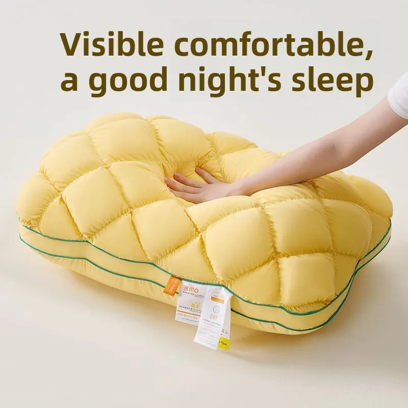 Soft Pineapple Bread Pillow | Fluffy Neck Support for Sleep