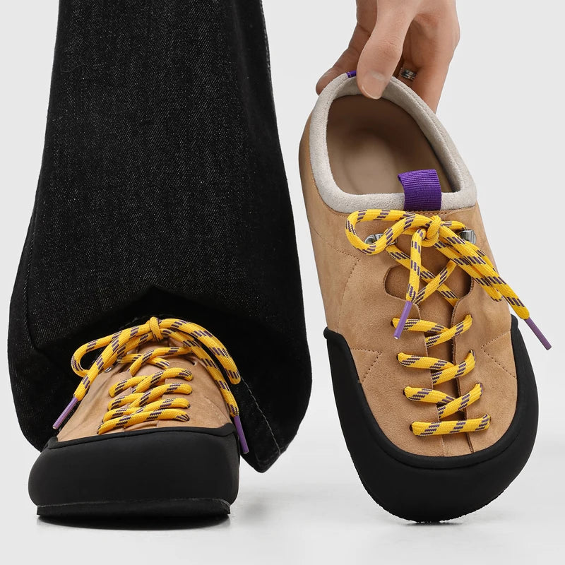 Men's Suede Sandals | Retro Stylish Slingback Walking Shoes