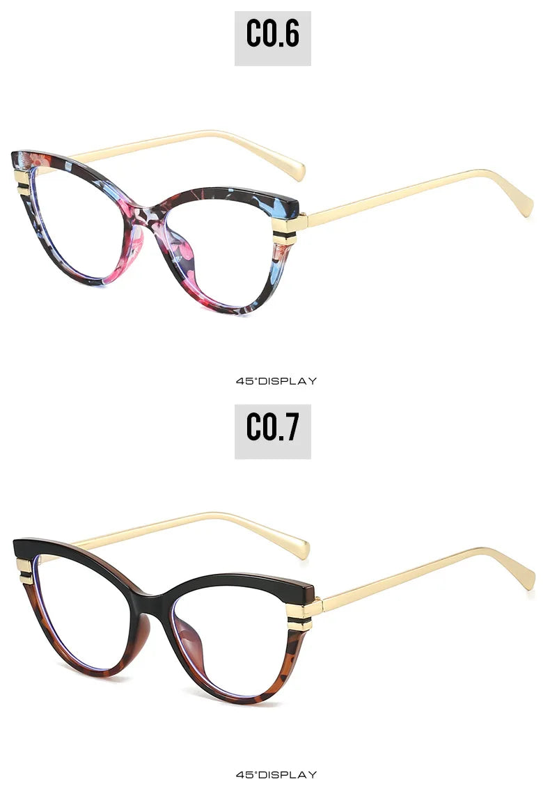 Cat Eye Anti Blue Light Glasses for Women | Trendy Fashion Frames 2026